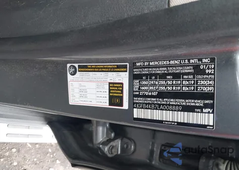 2020 Mercedes-Benz Gle 350 4Matic from USA, damaged, VIN 4JGFB4KB7LA008889